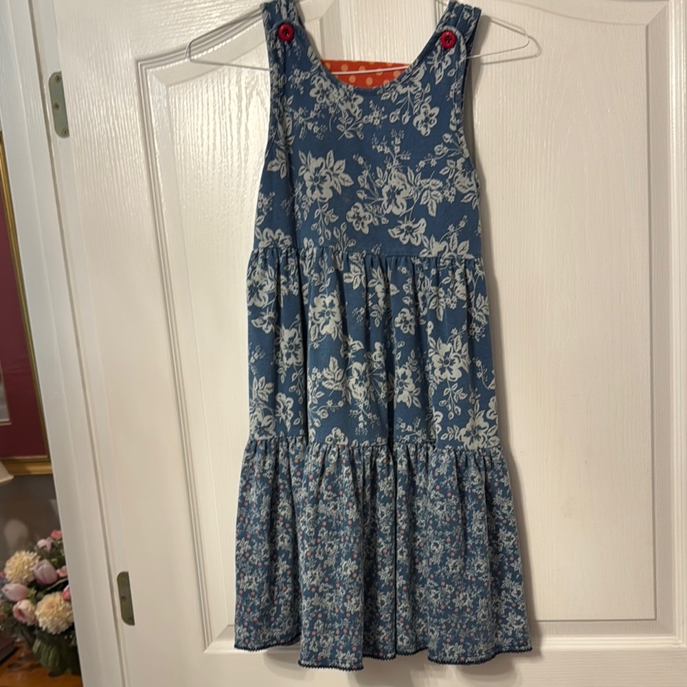 Matilda Jane Blue and White Sleeveless Sundress